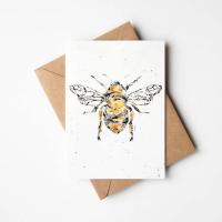 Honeybee Plantable Card by AMANDA KLEIN