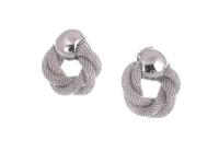 Mesh Knot Earrings by ERICA ZAP