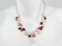 Pearl & Sterling Chain Necklace by ERICA ZAP