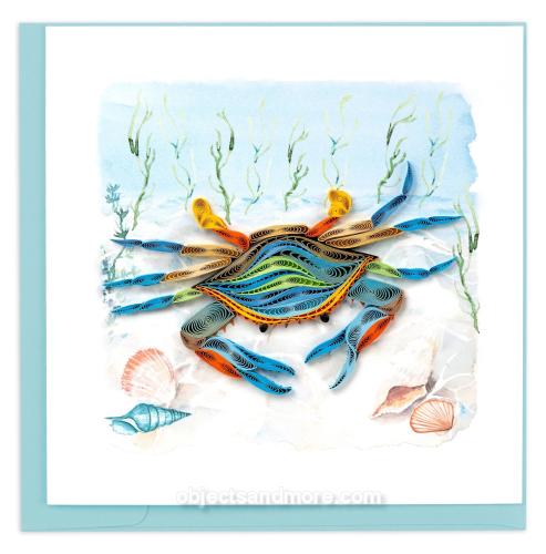 Chesapeake Blue Crab by QUILLING CARD