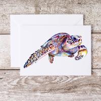 Sea Turtle Card by TJ HEISER