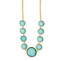 Bubble Necklace Teal by MICHAEL MICHAUD