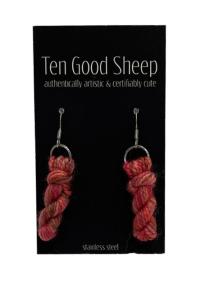 Yarn Skein Earring 3 by TEN GOOD SHEEP