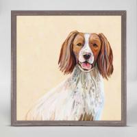 Best Friend - Springer Spaniel Mini Framed Canvas by CATHY WALTERS