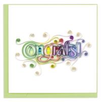 Congrats Card CG800 by QUILLING CARD