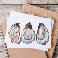 3 Oyster Shell Card by TJ HEISER