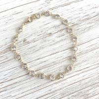 Crystal Anklet by NANCY GISSENDANER