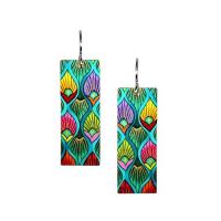 Muranno Medium Rectangle Earrings by KATHLEEN HUBBARD