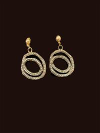 Regal Swirl Earrings by SELEN BAYRAK