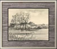 Graphite Plein Air I by ETHAN HARPER