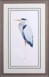 Watercolor Heron III by STELLAR DESIGN STUDIO