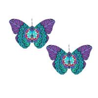 Elue Essie Large Butterfly Earrings by KATHLEEN HUBBARD