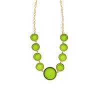 Bubble Necklace Green by MICHAEL MICHAUD