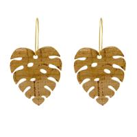 Palm Leaf Earrings Natural by NATALIE THERESE