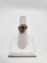 Beaded Mixed London Blue Topaz by RYAN EURE