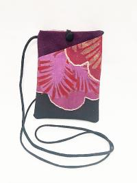 Kimono Phone Bag Purple Petal by THERESA GALLOP