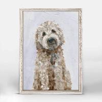 Golden Doodle Mini Framed Canvas by CATHY WALTERS
