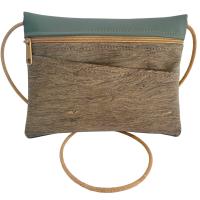 2in1 Cross Body & Hip Bag- Waves of Cork by NATALIE THERESE