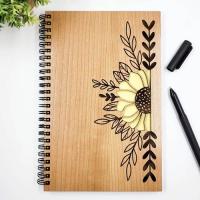 Sunflower Wood Journal by BRIANNA GATES