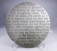Lord's Prayer Platter by STEPHEN SCHLANSER