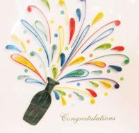 Celebration! Card CG804 by QUILLING CARD