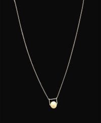 Pearl Pendant Oxidized Chain by NAOMI