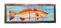 Spotted Sea Trout Framed Tile Mosaic MD by RITTER RYMER