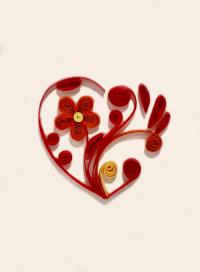 Heart GE521 by QUILLING CARD