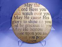 May the Lord Bless You Prayer Platter by STEPHEN SCHLANSER