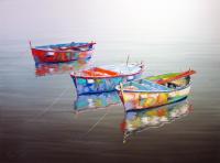 Three Boats I by EDWARD PARK