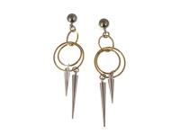 Circle & Spike Earrings by ERICA ZAP