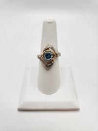 Orion Mixed Swiss Blue Topaz Ring by RYAN EURE