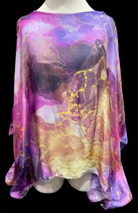 Sophia Geode Kaftan Lilac by TINA STEPHENS