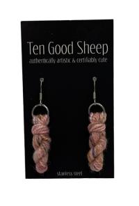 Yarn Skein Earring 6 by TEN GOOD SHEEP