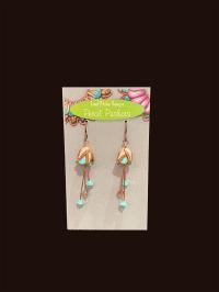 Sand & Sea Fairy Petal Earrings by JANET PITCHER