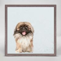 Best Friend - Pekingese Mini Framed Canvas by CATHY WALTERS