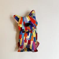 Tiny Multi Colored Dog by ROBIN ANNE COOPER