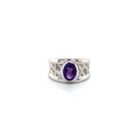 Amethyst Connection Ring Size 8.5 by RYAN EURE