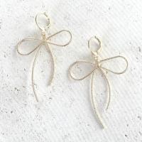 Bow Earrings by NANCY GISSENDANER