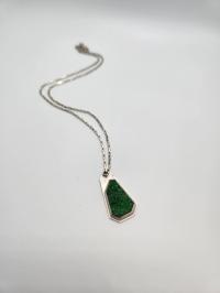 Uvarovite Garnet Necklace by REBECCA ZINK