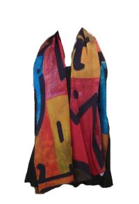 Silk Scarf  "Festival " by COCOON HOUSE