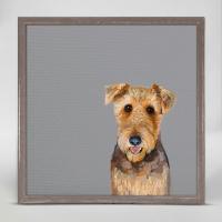 Best Friend Airedale Terrier by CATHY WALTERS