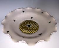 Lg  Bees&Honeycomb Bowl by THERESA HOWARD