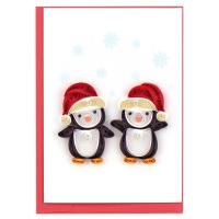 Christmas Penguins by QUILLING CARD