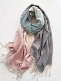 Pink/Gray Tri Tone Reversible Wrap by WINDING RIVER