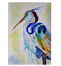 Watercolor Heron Guest Towel by BETSY DRAKE