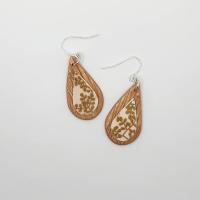 Large Wood Drop Earring by AMY BLAIR