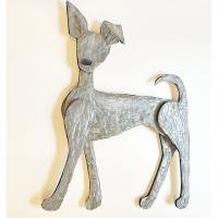 Skinny Grey Dog by ROBIN ANNE COOPER