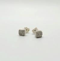 Broken Stud Earrings by REBECCA ZINK