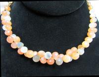 Faceted Moonstone Necklace by DIANA KAHLENBERG